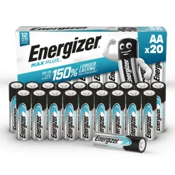 AA Batterier - Energizer Max Plus - 20 stk
