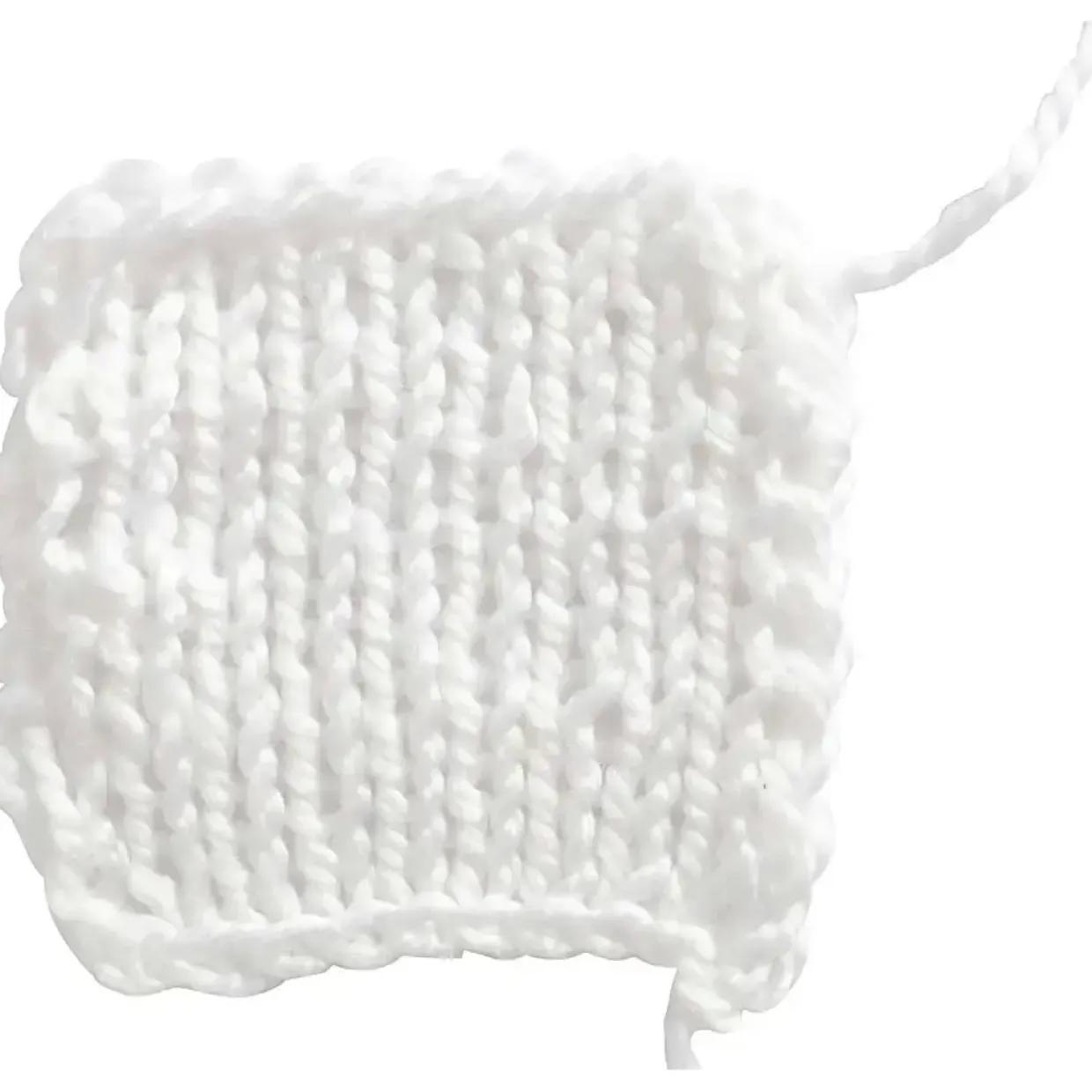 Acryl garn Fantasia maxi længde på 35 meter hvid - 50 gram