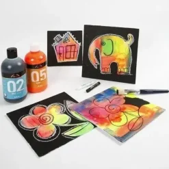 Acryl maling - 6 x 500 ml