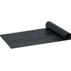 Affaldssække plastik sort 700x1100mm 35my 10stk/rul - 15 stk