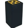 Affaldsspand - BrickBin 35x35x70cm HDPE sort|gul - 65 l