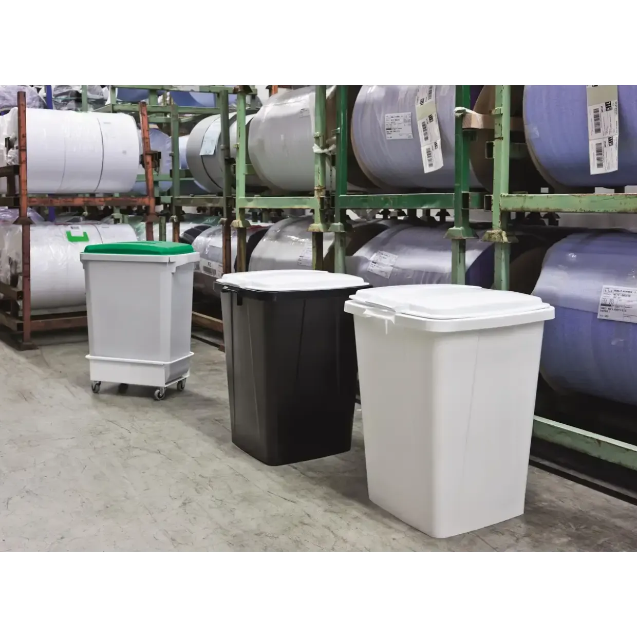 Affaldsspand Durabin 90 Blå 90 liter - Firkantet spand