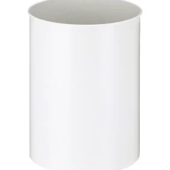 Affaldsspand metal, hvid, 30 l