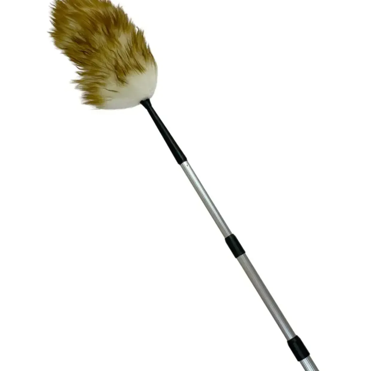 Afstøver - Uld - Teleskopisk 100-250 cm - Brun