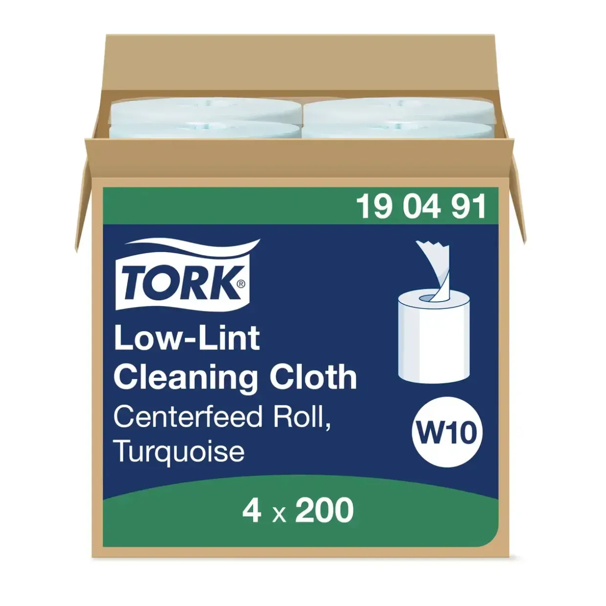 Aftørringsklud - Tork Sensitiv 190491 W10 Cleaning Refill