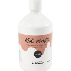 Akrylmaling hvid 01 blank A-Color - 500 ml
