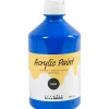 Akrylmaling Neon, neon blå, 500 ml/ 1 fl.