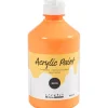 Akrylmaling Neon, neon orange, 500 ml/ 1 fl.