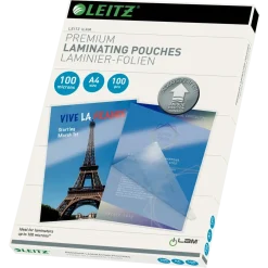 A4 Lamineringslomme 100 mic UDT gloss Leitz | 100 stk
