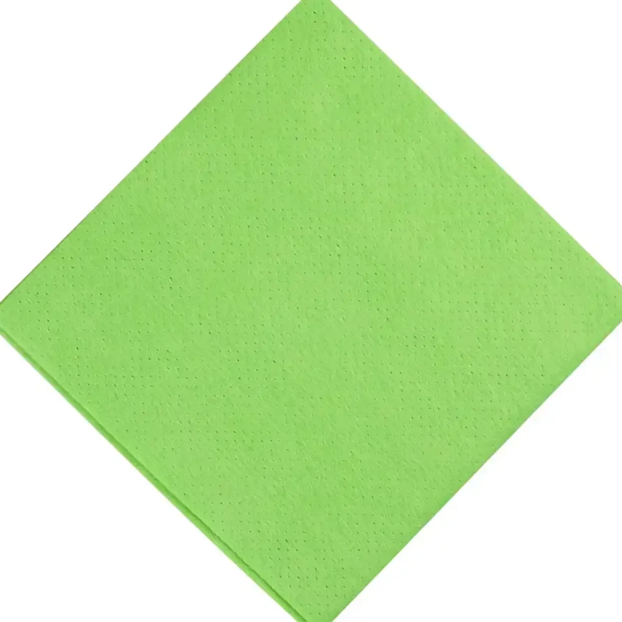 Alt mulig klude 38 x 38 cm limegrøn perforeret 125g|m2 - 100 stk