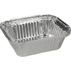 Aluminiumsbakke, 14,6x12,1x4cm, aluminium, 435 ml, rektangulær - 1000 stk