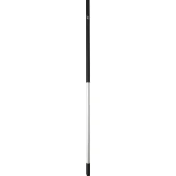 Aluskaft, sort/alu, med gevind, 150 cm,