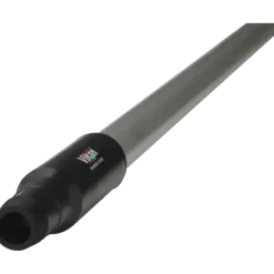 Aluskaft, sort/alu, med gevind, 150 cm,