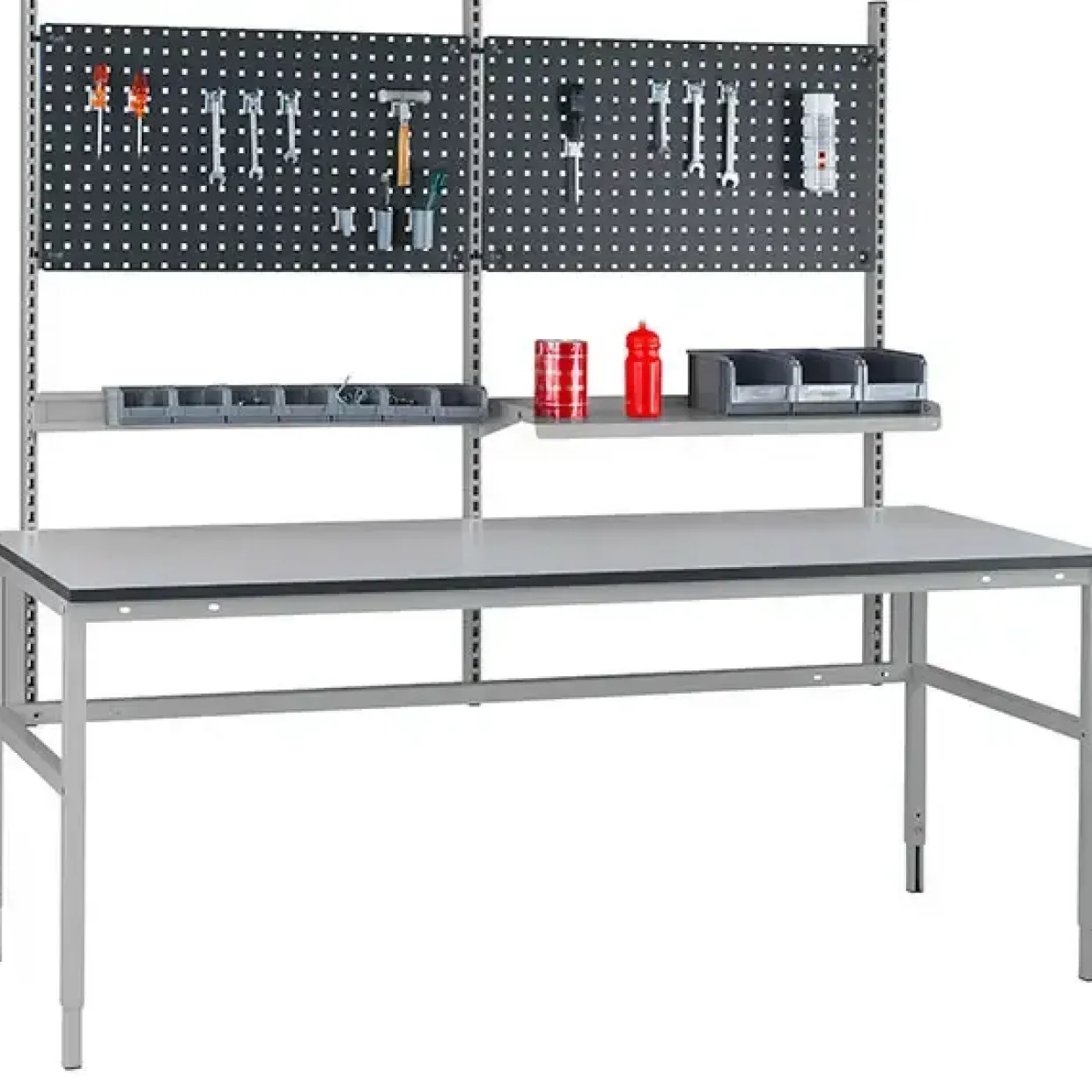 Arbejdsbord Let H-stel komb. 3 2500x800 mm