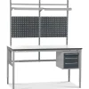 Arbejdsbord Let H-stel komb. 5 1500x800 mm