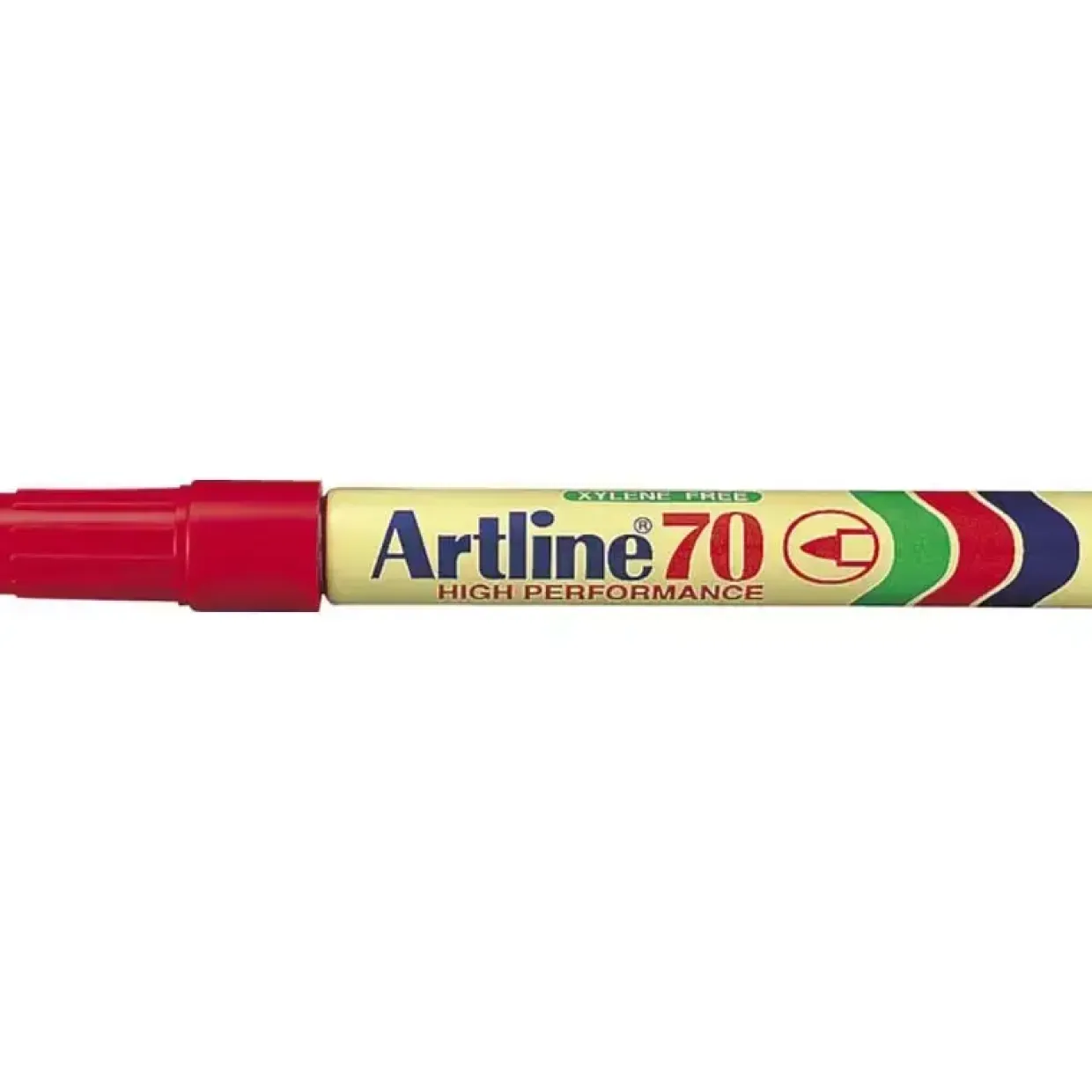 Artline 70 Marker - Permanent rød 1,5 mm - 12 stk