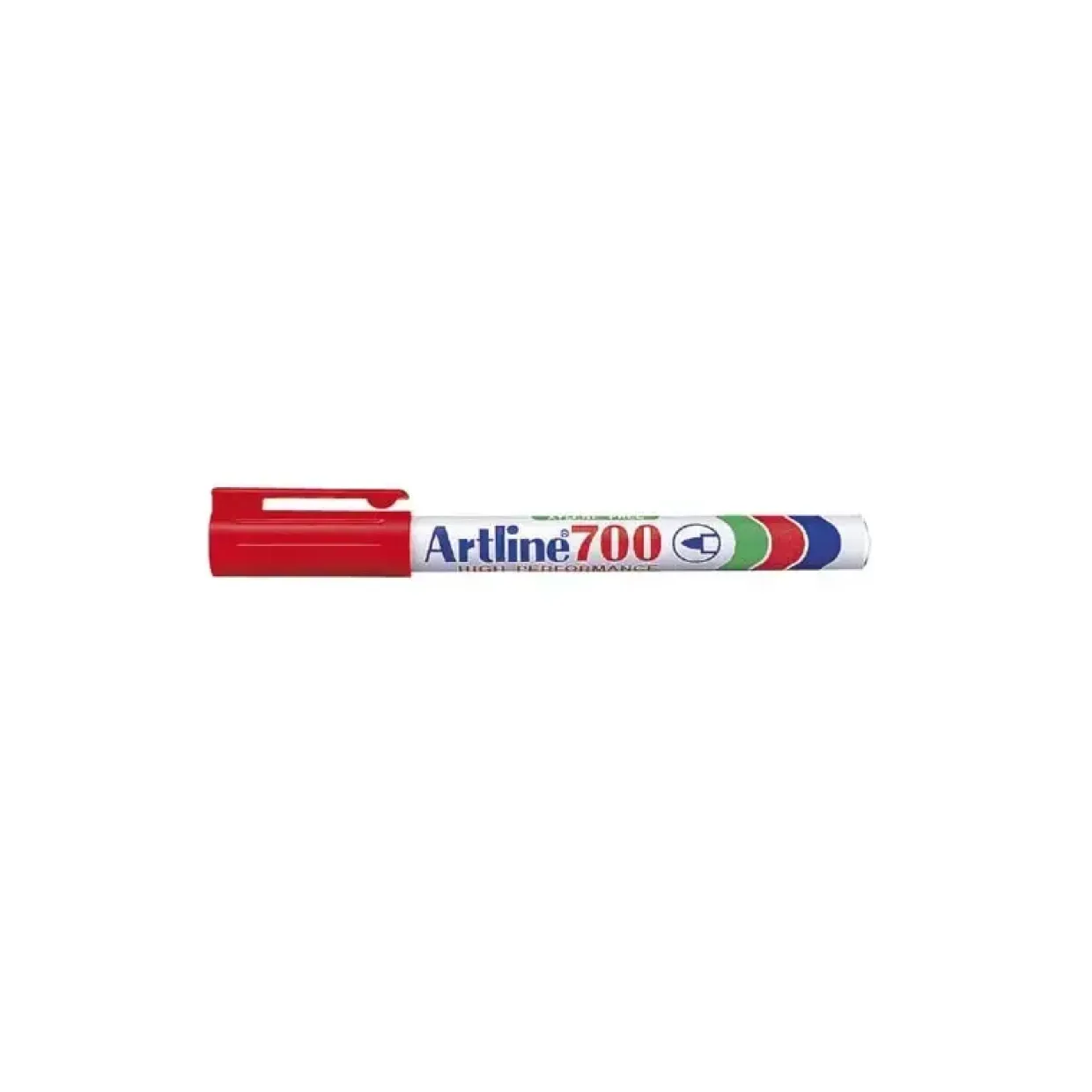 Artline 700 - Permanent rød marker 0,7 mm - 12 stk