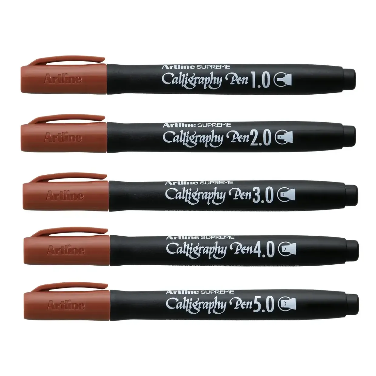 Artline Supreme Kalligrafi Pen 5 set sepia