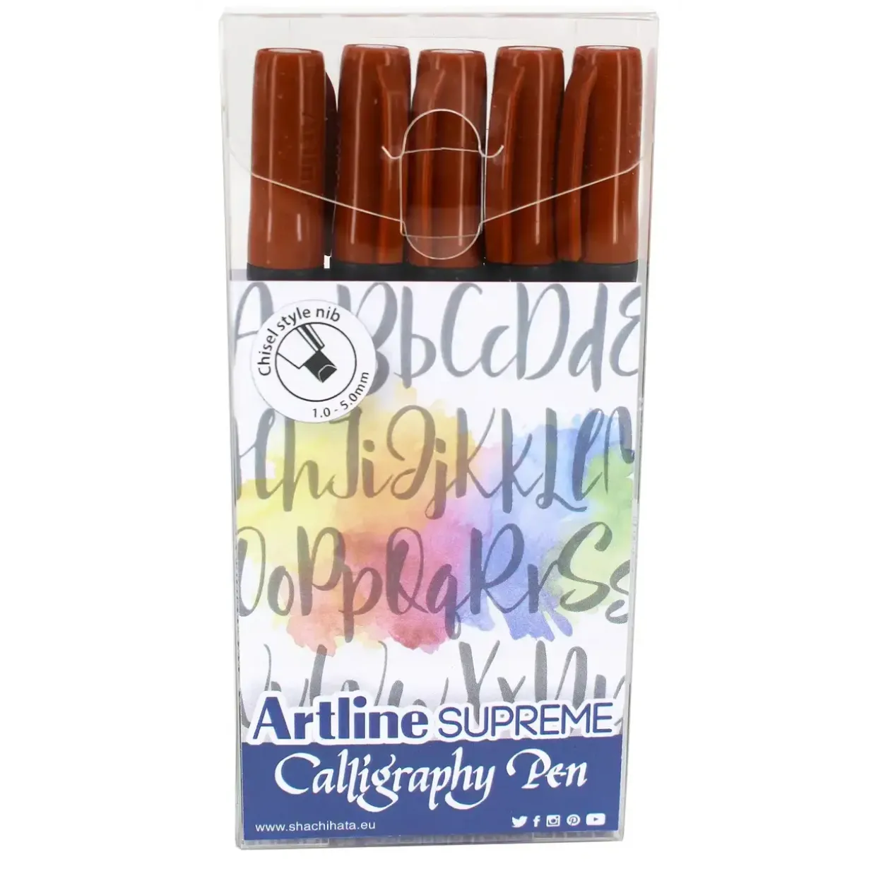 Artline Supreme Kalligrafi Pen 5 set sepia