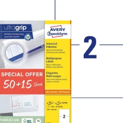 Avery Universaletiketter 210x148mm Promotion (130)