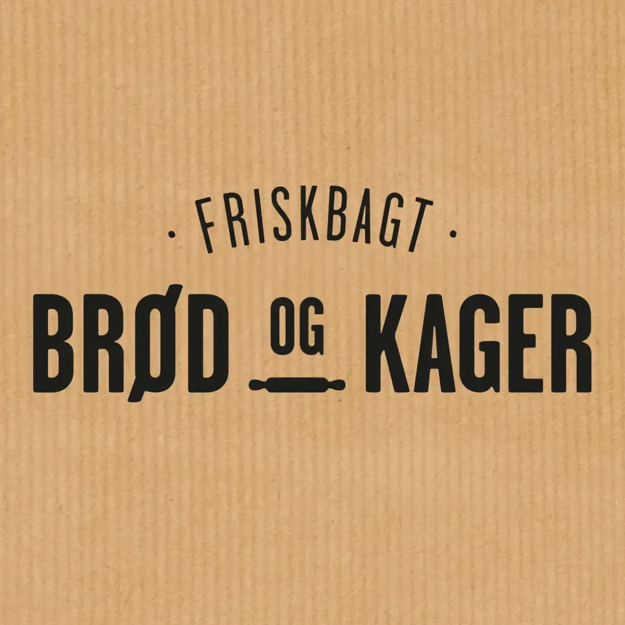 Bagerpose 4 kg ribbet brun Friskbagt brød og kager - 1000 stk