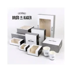 Bagerpose med sidefals gigant 10 Friskbagt brød og kager - 250 stk