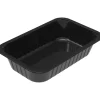 Bakke, C 2232-1B, 23,1x14,6x5cm, 1125 ml, sort, CPET, 1-rums, standard serie, hovedret - 400 stk