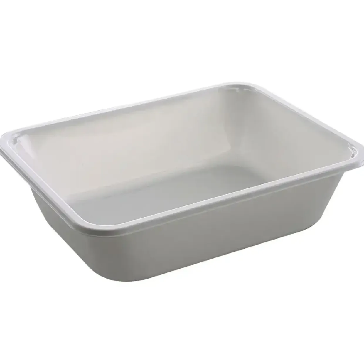 Bakke, C 2227-1F, 22,7x17,8x6cm, 1660 ml, hvid, CPET, 1-rums, standard serie, hovedret - 324 stk