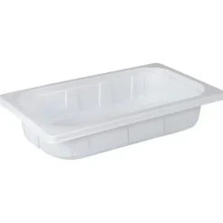Bakke, hvid, PP, 32,50 x 26,50 x 8 cm - 96 stk