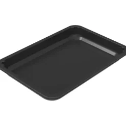 Bakke, K 2260-27, 26x17,7x2,7cm, 920 ml, sort, APET, 1-rums - 3456 stk