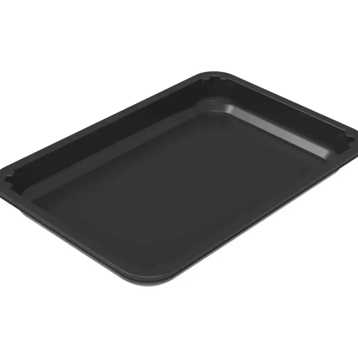 Bakke, K 2260-27, 26x17,7x2,7cm, 920 ml, sort, APET, 1-rums - 3456 stk
