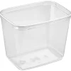 Bakke, M 68-100, 14,1x10,4x10,9cm, 1000 ml, klar, APET, 1-rums, standard serie, hovedret - 560 stk