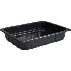 Bakke, sort, PP, 3900 ml, 32,50 x 26,50 x 6 cm - 100 stk