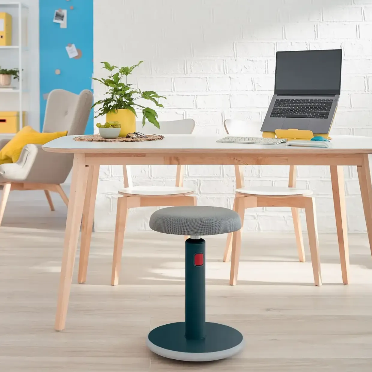 Balancestol - Leitz Ergo - Sid-stå Cosy - Grå