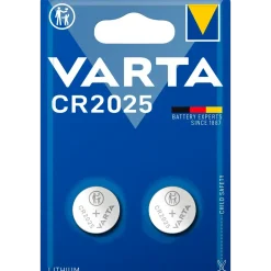 Batteri Varta Electronic CR2025 2 stk. pr. pakke