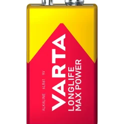 Batteri Varta Longlife Max Power 9V 1 stk. pakke