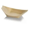 Båd bakke 110x70x20mm træ natur - 48 pk x 100 stk/krt