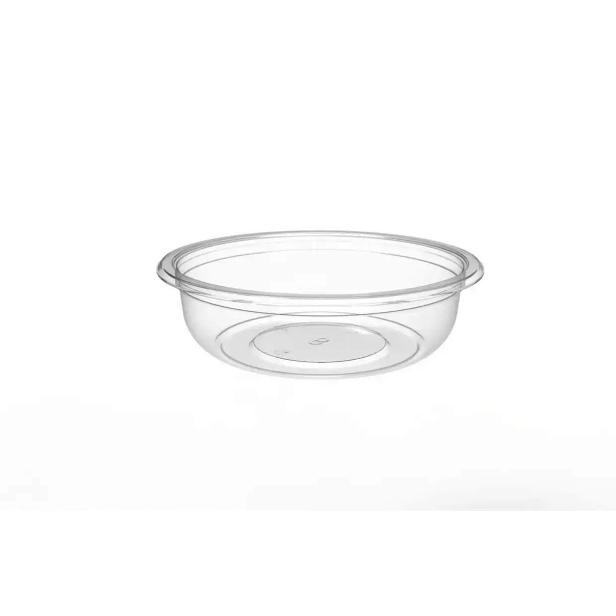 Bæger DeliGreen Rund 240ml Ø129xH37.20mm RPET Transparent - 12 ps x 42 stk/krt