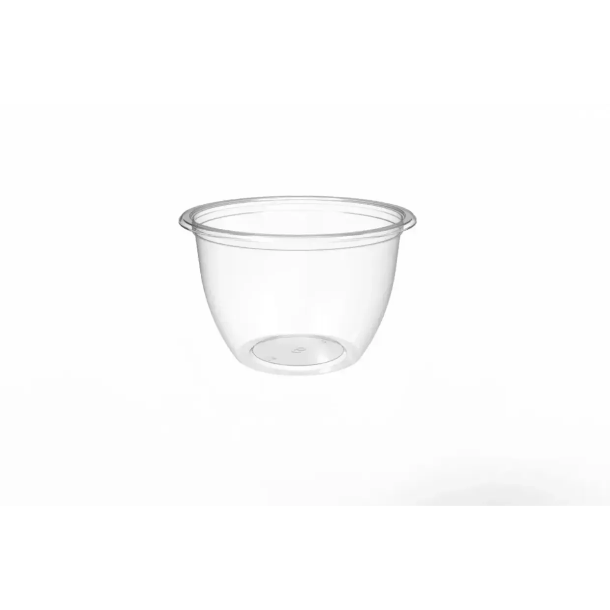 Bæger Deligreen Rund 550ml Ø129xH81mm RPET Transparent - 12 ps x 42 stk/krt