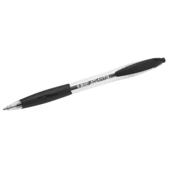 BIC Kuglepenne Atlantis med klik - Sort medium 0,4 mm stregbredde 887132