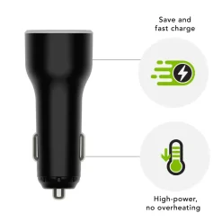 Billader - dbramante1928 USB-C 65W - 12/24V - Sort