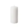 Bloklys Ø50x120 mm Brændetid 30 timer Hvid - 12 stk/krt