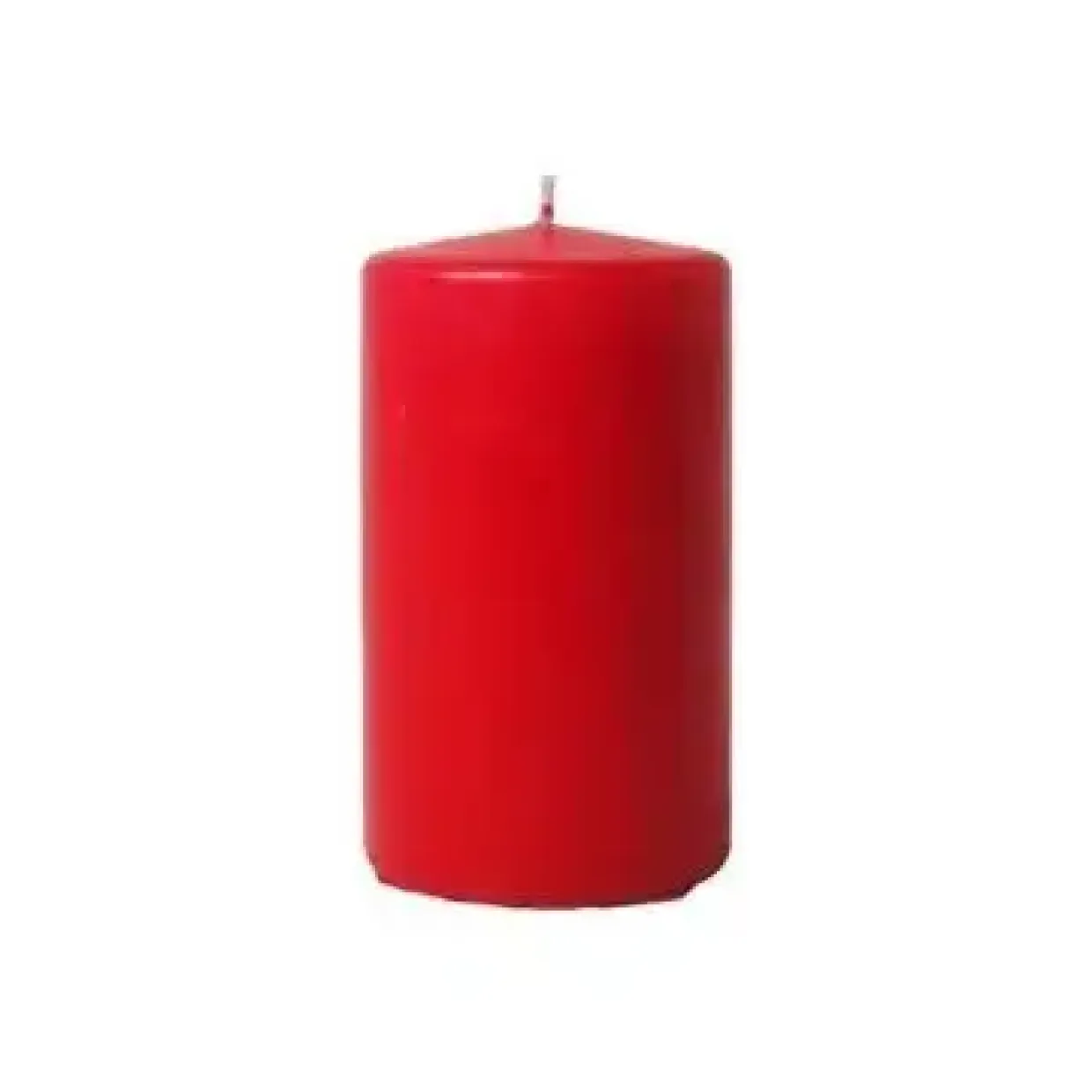 Bloklys Ø60x120 mm Brændetid 40 timer Rød - 12 stk/krt