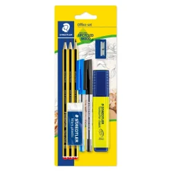 Blyanter og kuglepenne sæt Staedtler Mixed Upcycled Wood kontor sæt (8)