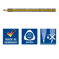 Blyanter Staedtler UpCycled Wood Noris Jumbo trekant HB (2)