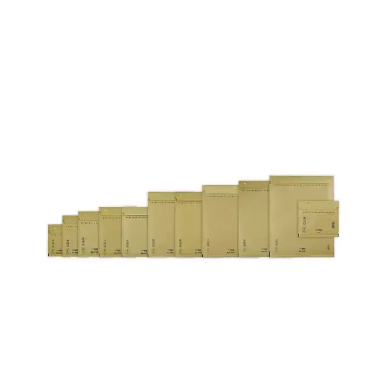 Boblekuverter Airmax 120x175mm brun No. 11/A indv. 100x165mm - 200 stk pr pakke