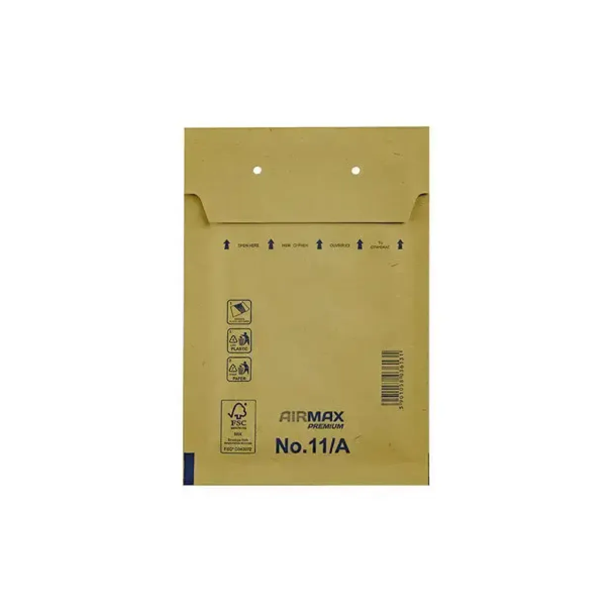 Boblekuverter Airmax 120x175mm brun No. 11/A indv. 100x165mm - 200 stk pr pakke