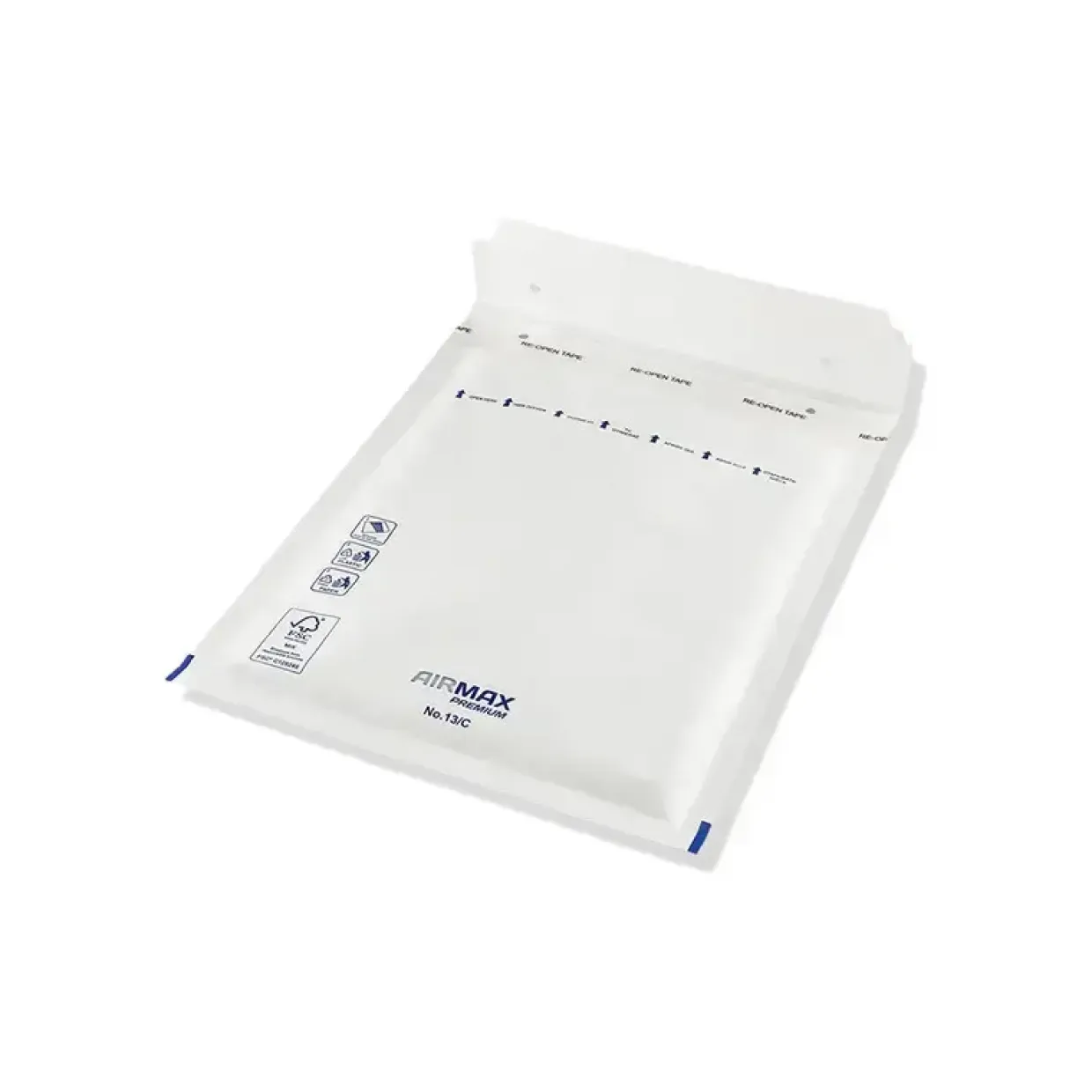 Boblekuverter - Airmax - 170x225mm - hvid - 100 stk