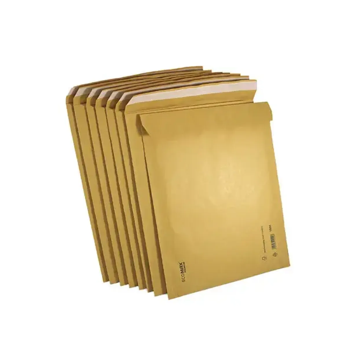Boblekuverter Ecomax 240x285mm brun No. 15/E indv. 215x265mm - 100 stk pr pakke