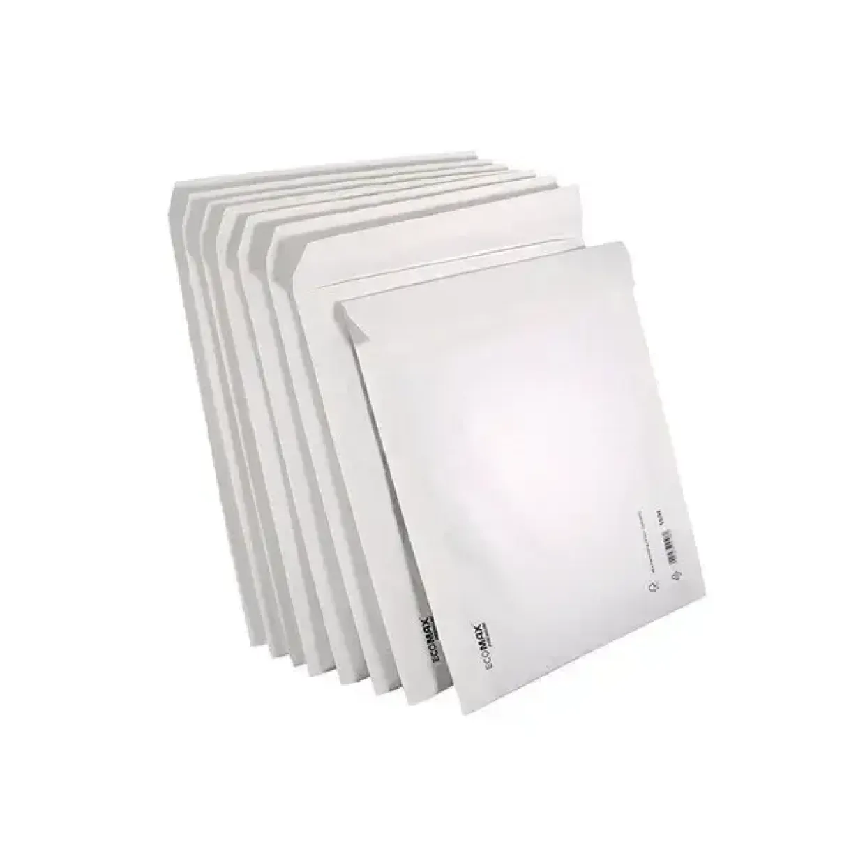 Boblekuverter Ecomax 200x175mm hvid CD indv. 175x165mm - 100 stk pr pakke
